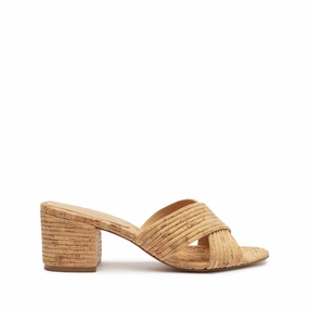 Stretch Fabric Active People Latifah Mule Cork Sandal