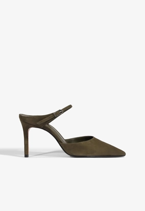 Laura Mule Suede Pump Queen Touch