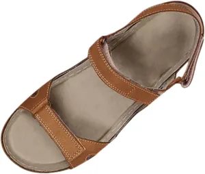 Leather Orthopedic Sandals for Women Bunion Orthopedic Dressy Sandals Women Arch Support Flip-Flops Orthopedic Hiking Sandals Women Waterproof Orthopedic Comfort Platform Sandals for Women