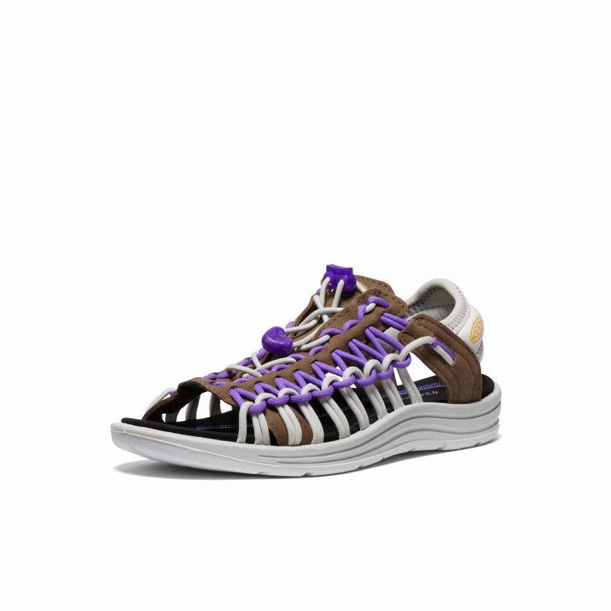 Women's UNEEK II Open Toe x emmi  |  Dark Earth/Tillandsia Purple Chic Practical Flexible Grooves