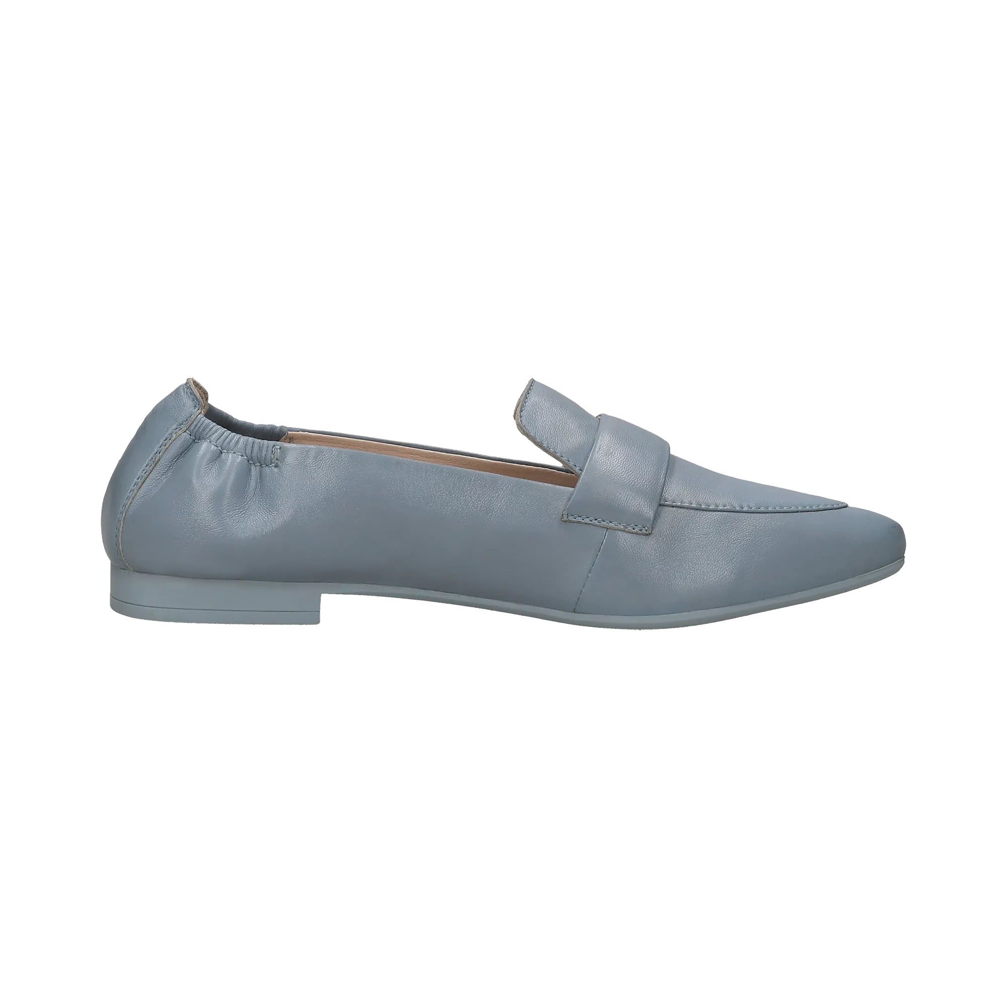 Leder Loafers hellblau