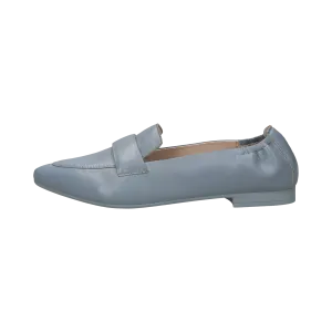 Leder Loafers hellblau