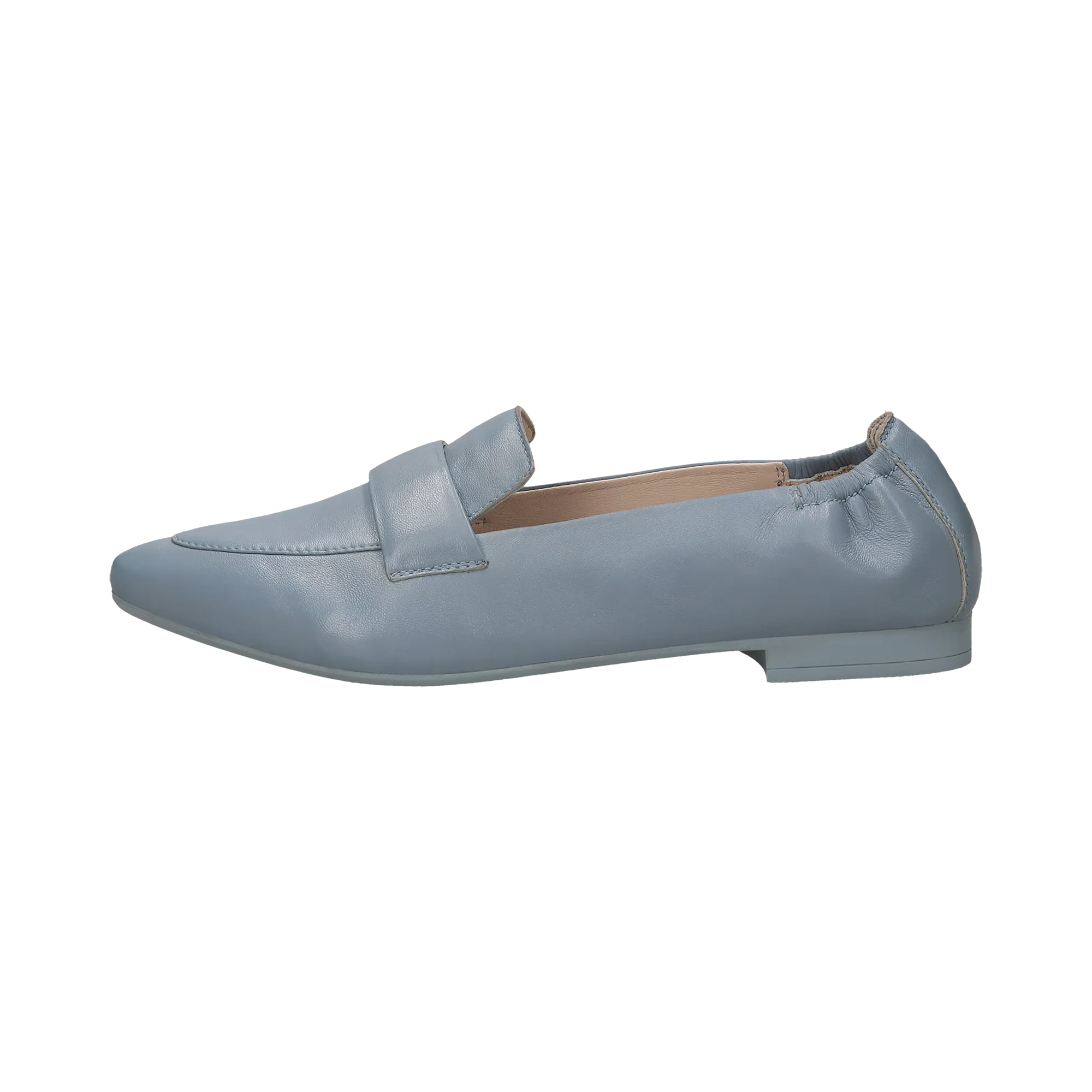 Leder Loafers hellblau