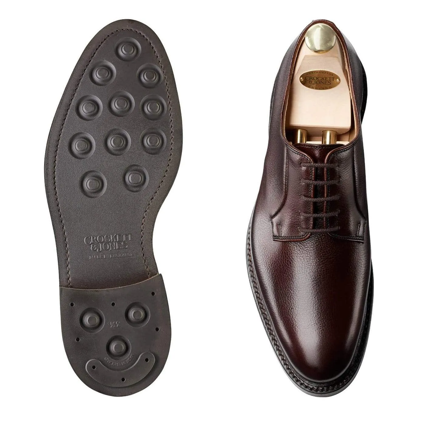 Lamont 2 Dark Brown Pebble Grain Moisture Wicking Fabric Energy Return Foam