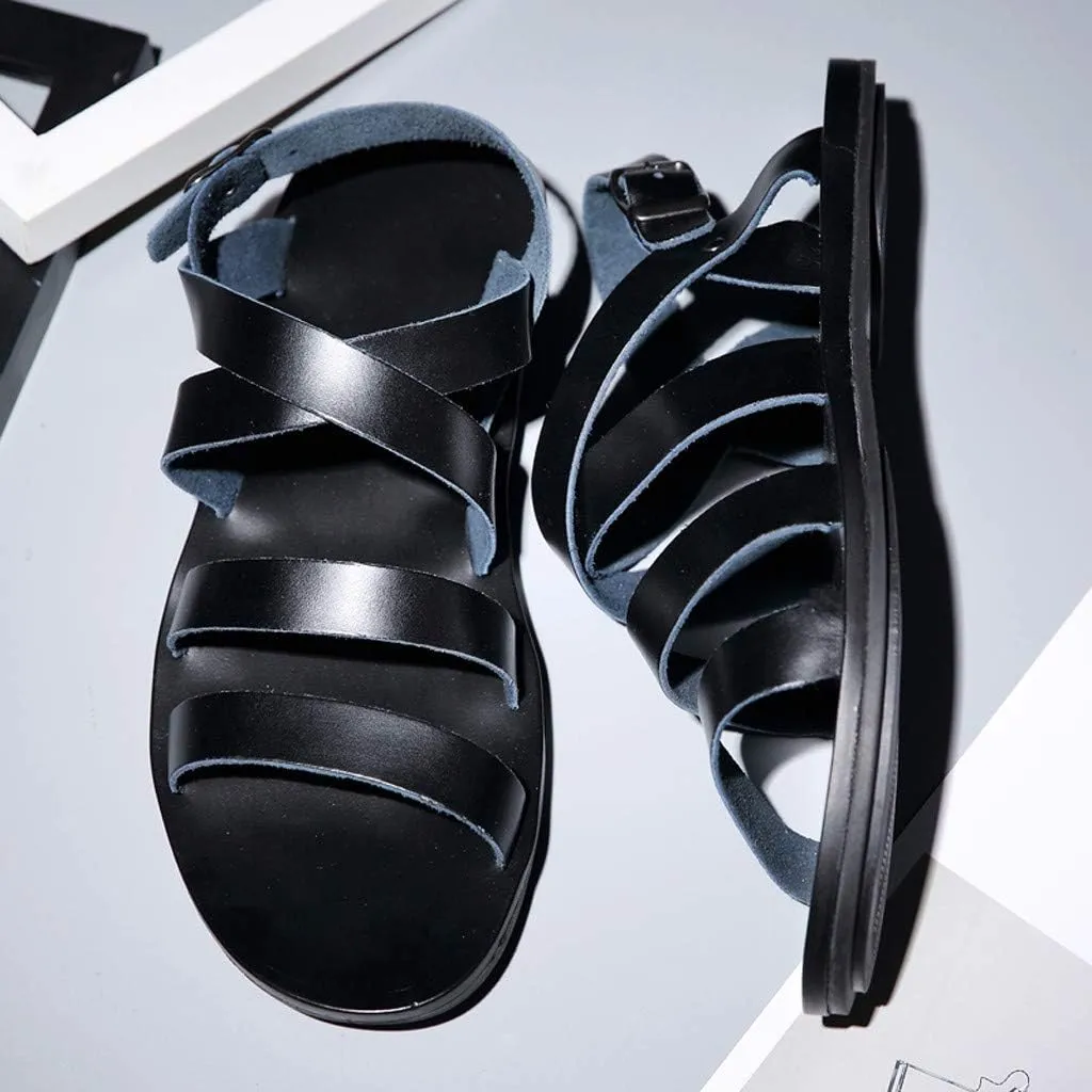 Lightweight Sandals Beach Flat Shoes Casual Men's Fashion Men's sandals Mens Water Slide Sandals