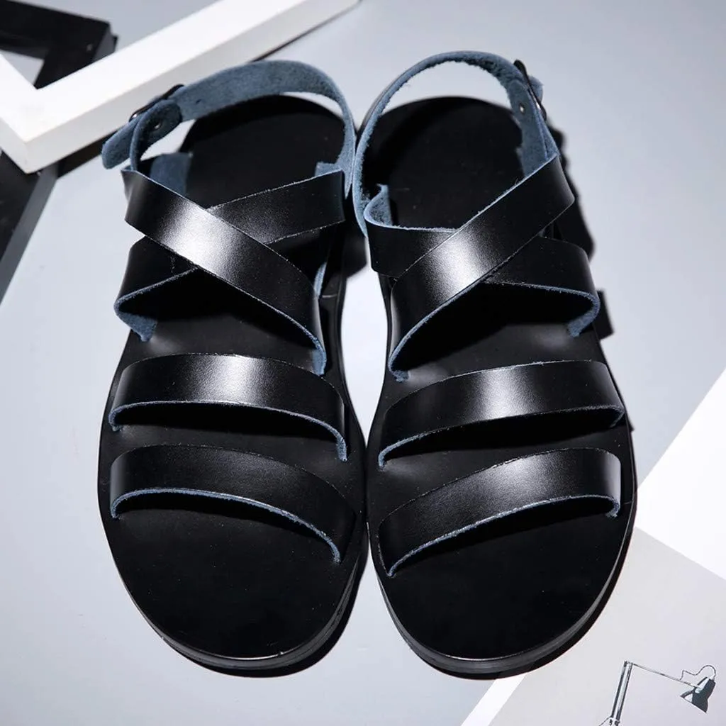 Lightweight Sandals Beach Flat Shoes Casual Men's Fashion Men's sandals Mens Water Slide Sandals