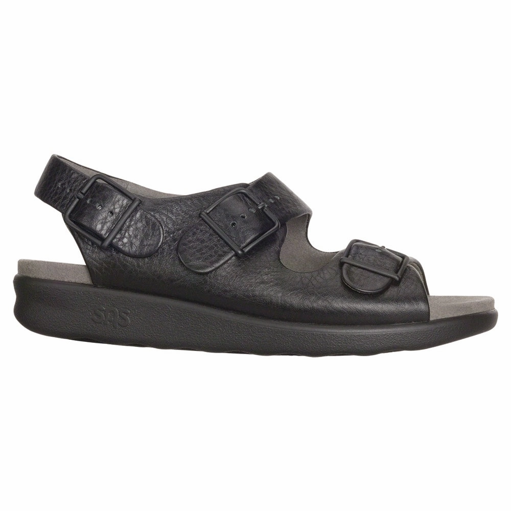 Relaxed - Black Gel Cushioning Anytime Fit