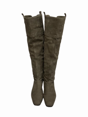 Brown Boots Knee Heels Clothes Mentor, Size 8.5 Work Wear
