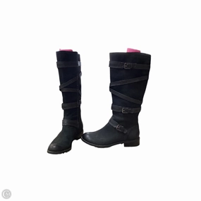 Boots Knee Flats By Sofft In Black, Size: 8 Urban Edge Mountain Trail
