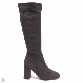 Boots Knee Heels By Steve Madden In Brown, Size: 7 All-Purpose Footwear