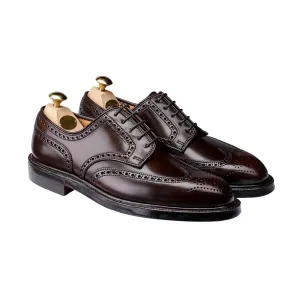 Natural Fiber Lining Neutral Base Pembroke Dark Brown Cordovan