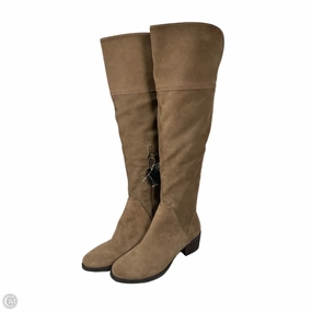 Clean Silhouette Boots Knee Flats By Vince Camuto In Brown, Size: 7.5