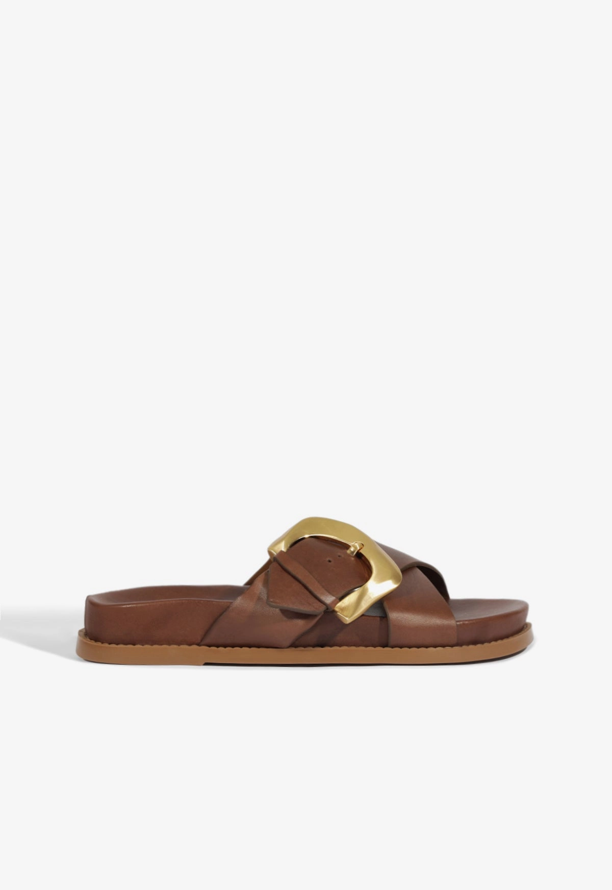 Lois Brown Sporty Sandal Leg Slim