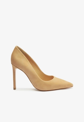 Black Tie Lou High Stiletto Honey Beige Pump
