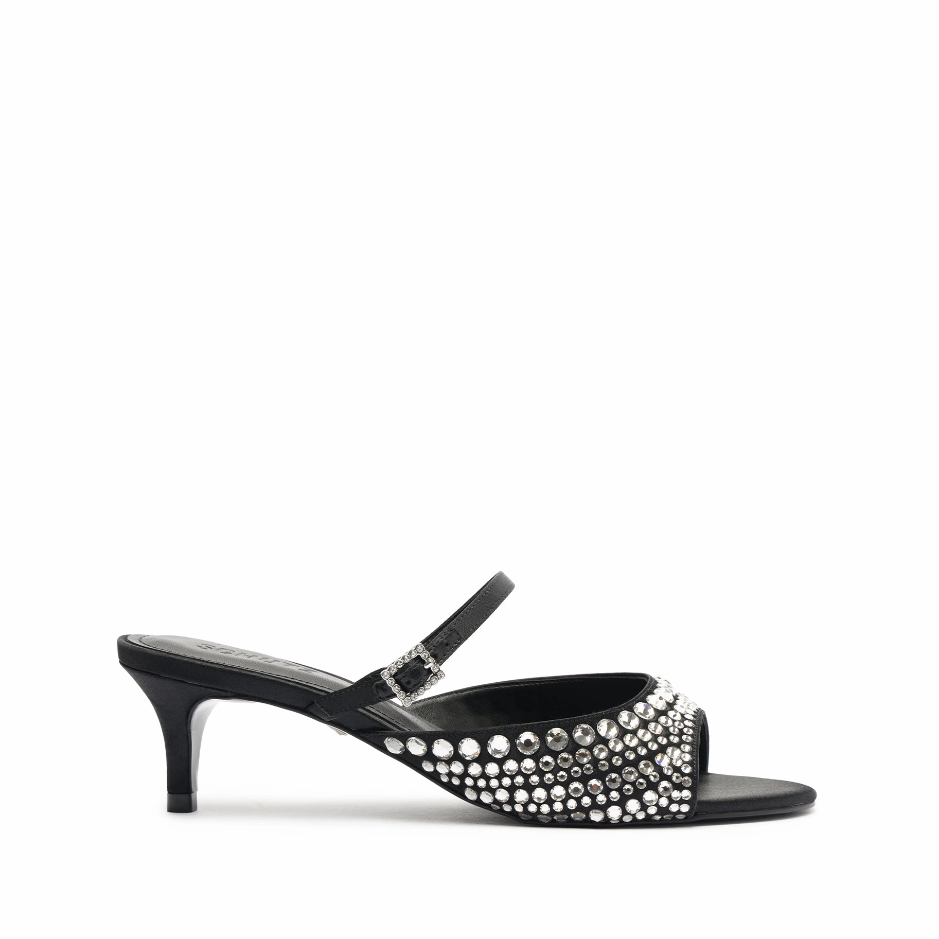 Louise Low Satin Sandal Ventilated Mesh Long Distance