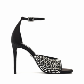 Breathable mesh upper Leather Upper Louise Satin Sandal