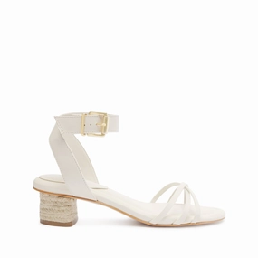 Alexandra Mid Block Sandal Comfort Lining Foot Glow