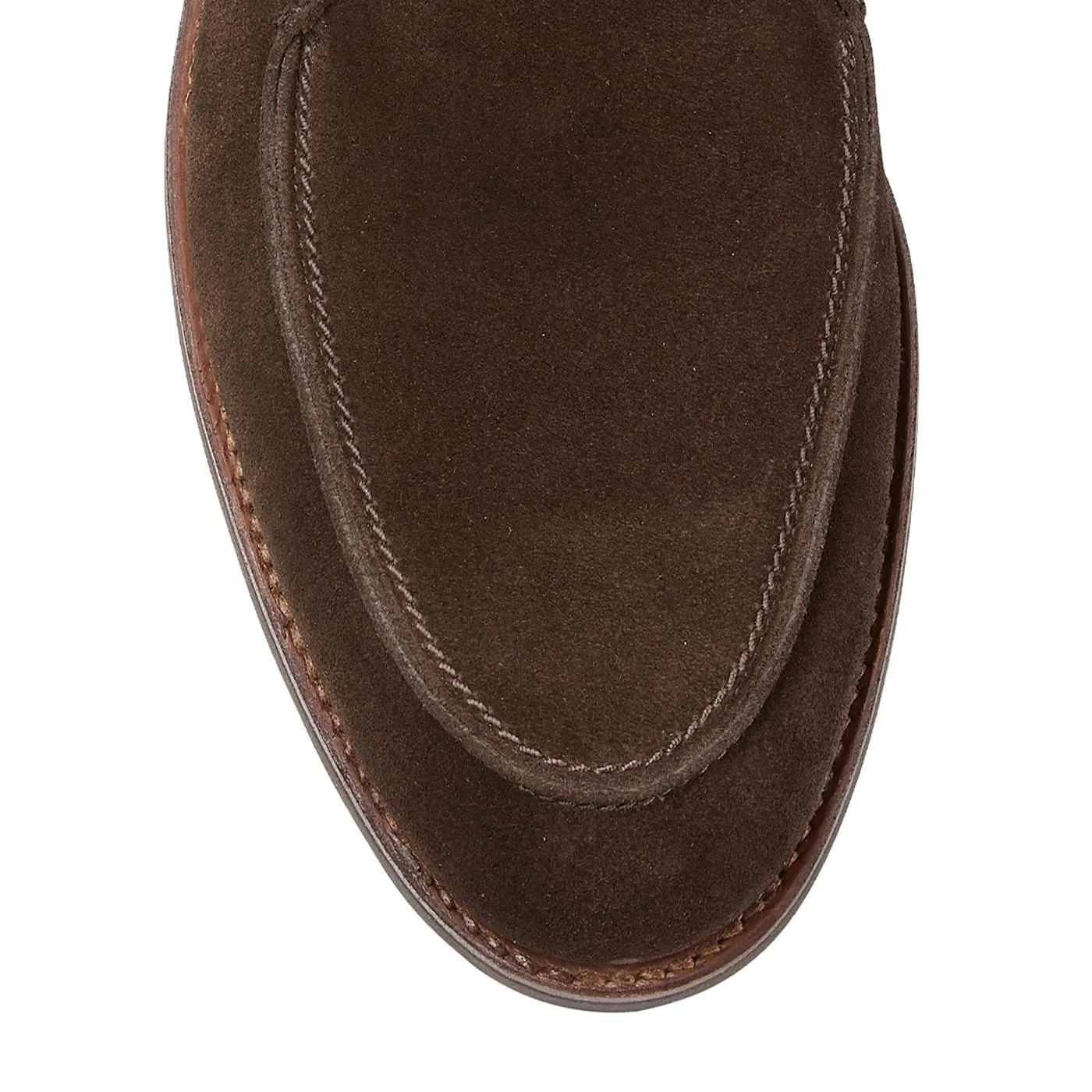 Light support Square Toe Bibury Dark Brown Suede