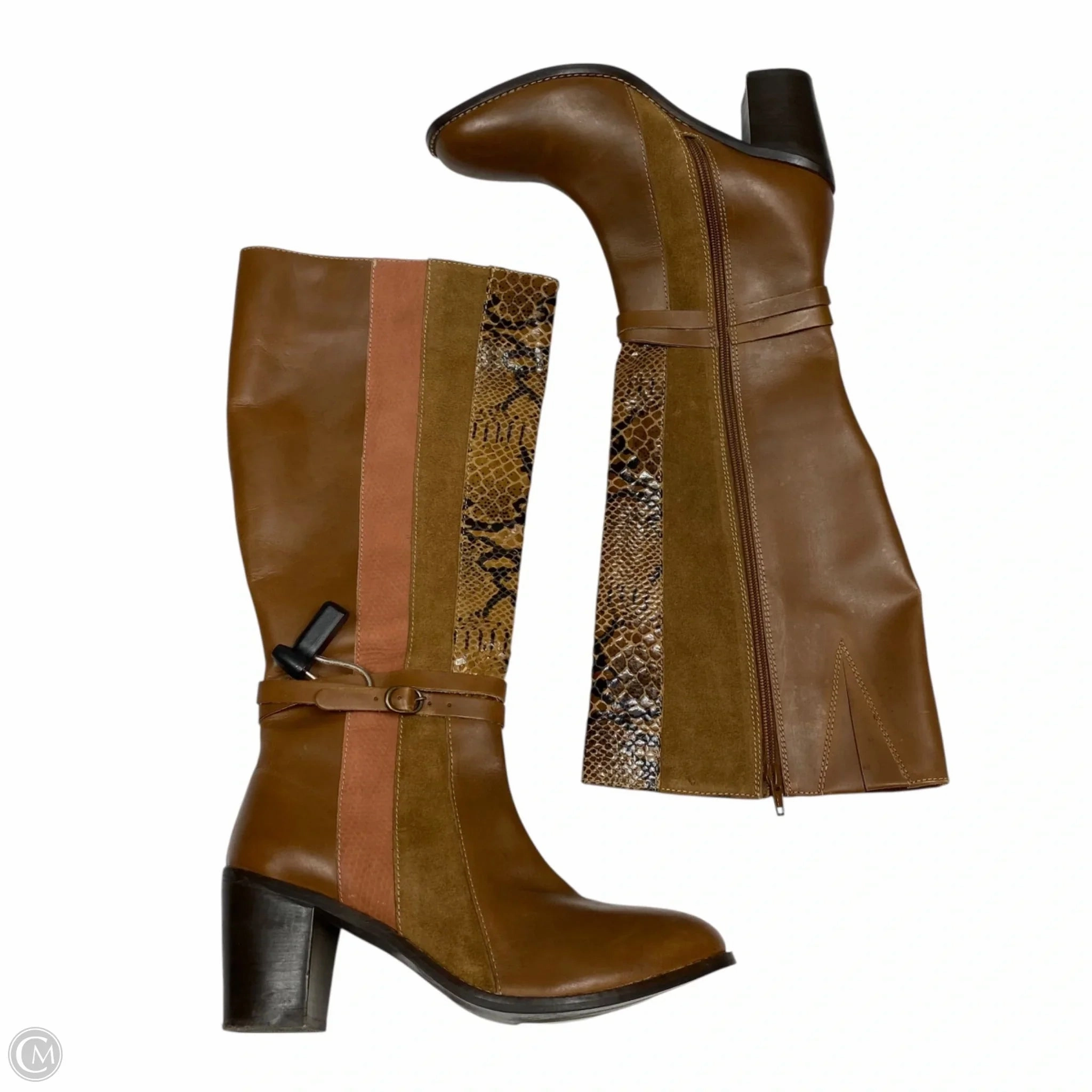 Fashion Statement Boots Knee Heels By Matisse In Brown, Size: 7.5