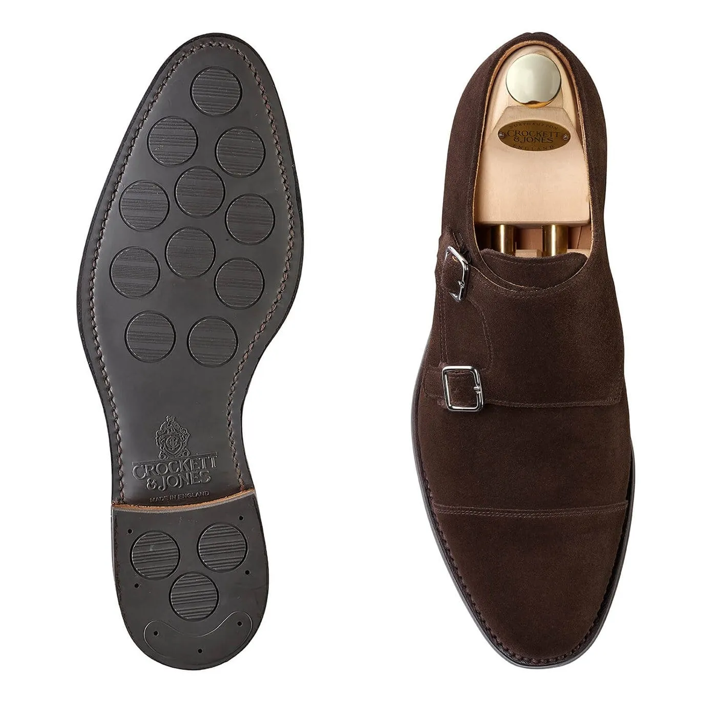 Arch Support Health Focused Lowndes 4 Dark Oak Suede