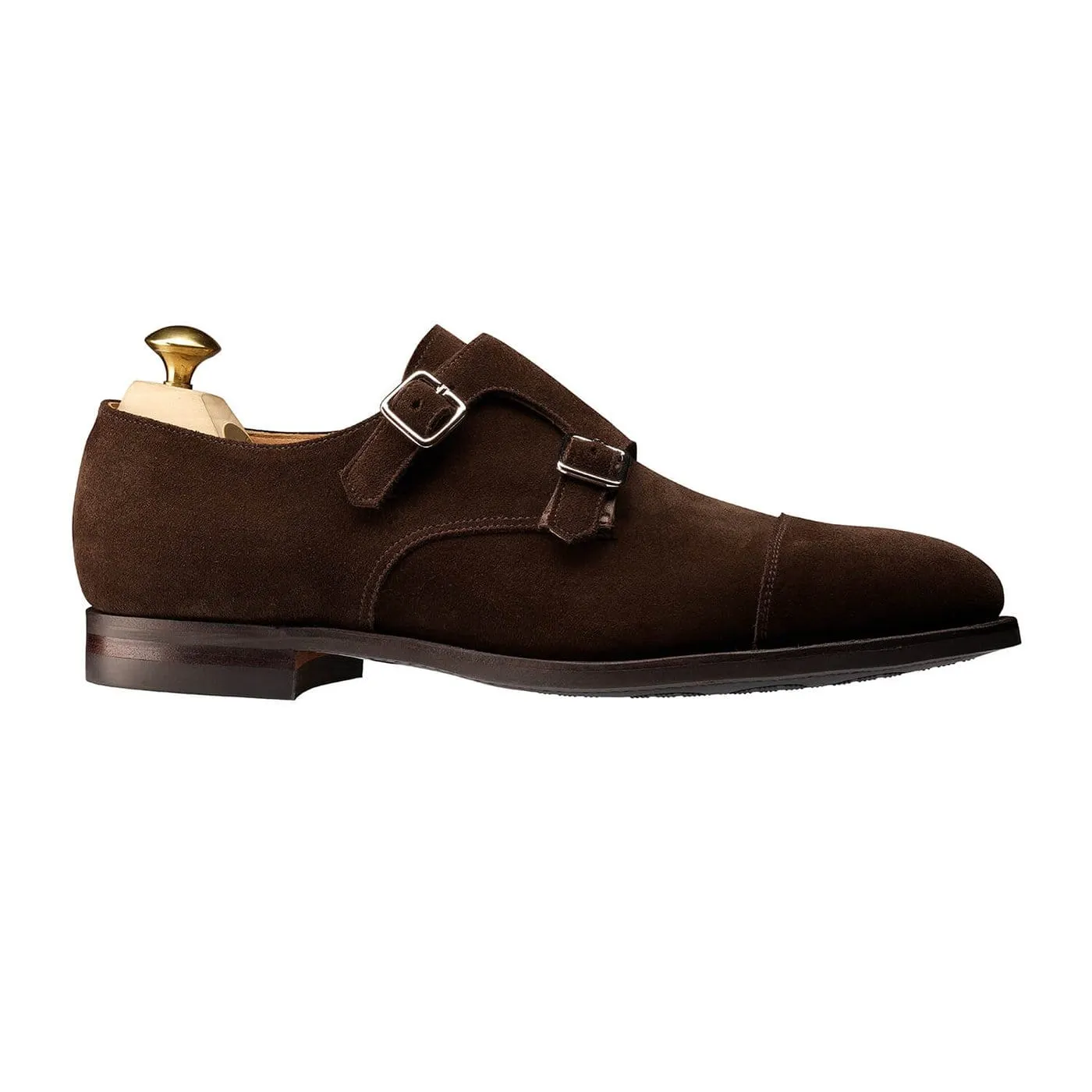 Lowndes 4 Dark Oak Suede Cushioned heel
