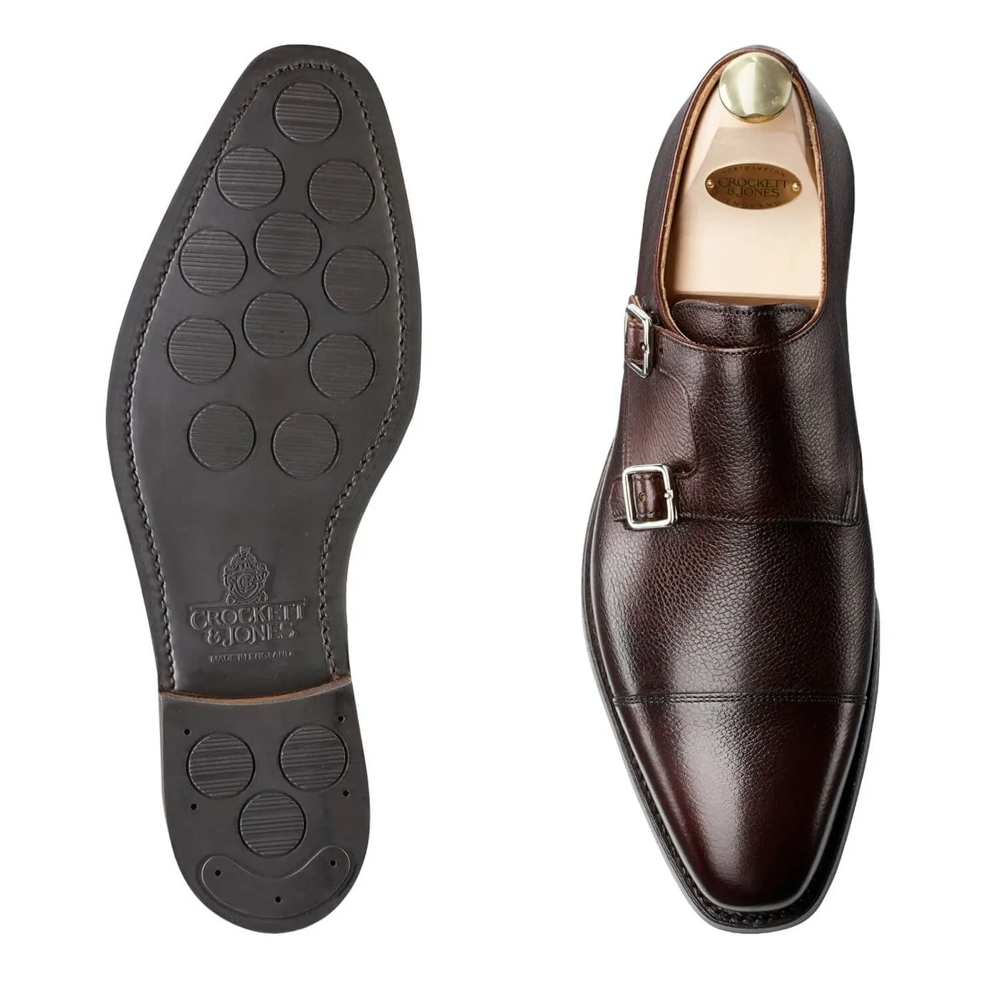 Lowndes Dark Brown Pebble Grain Sustainable Vegan Material