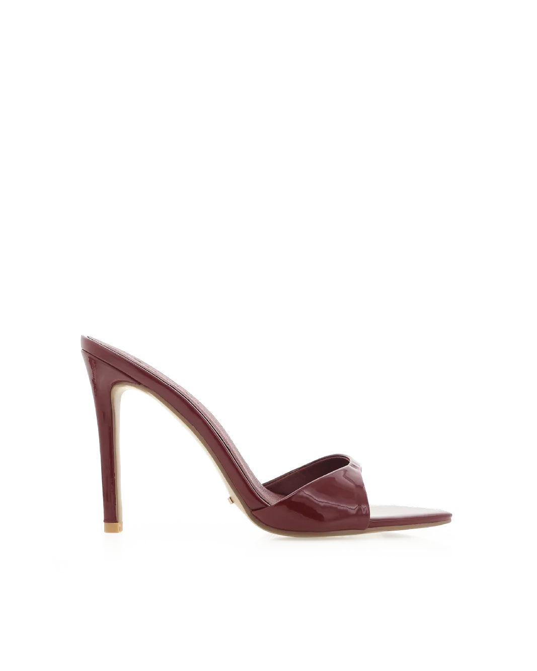 QUINBY - CHERRY RED PATENT NYC Chic Sculpted Heel