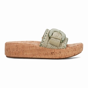 Samsy Casual Slip-on Wedge Platform Sandals Flex Comfort Dynamic Arch Contouring