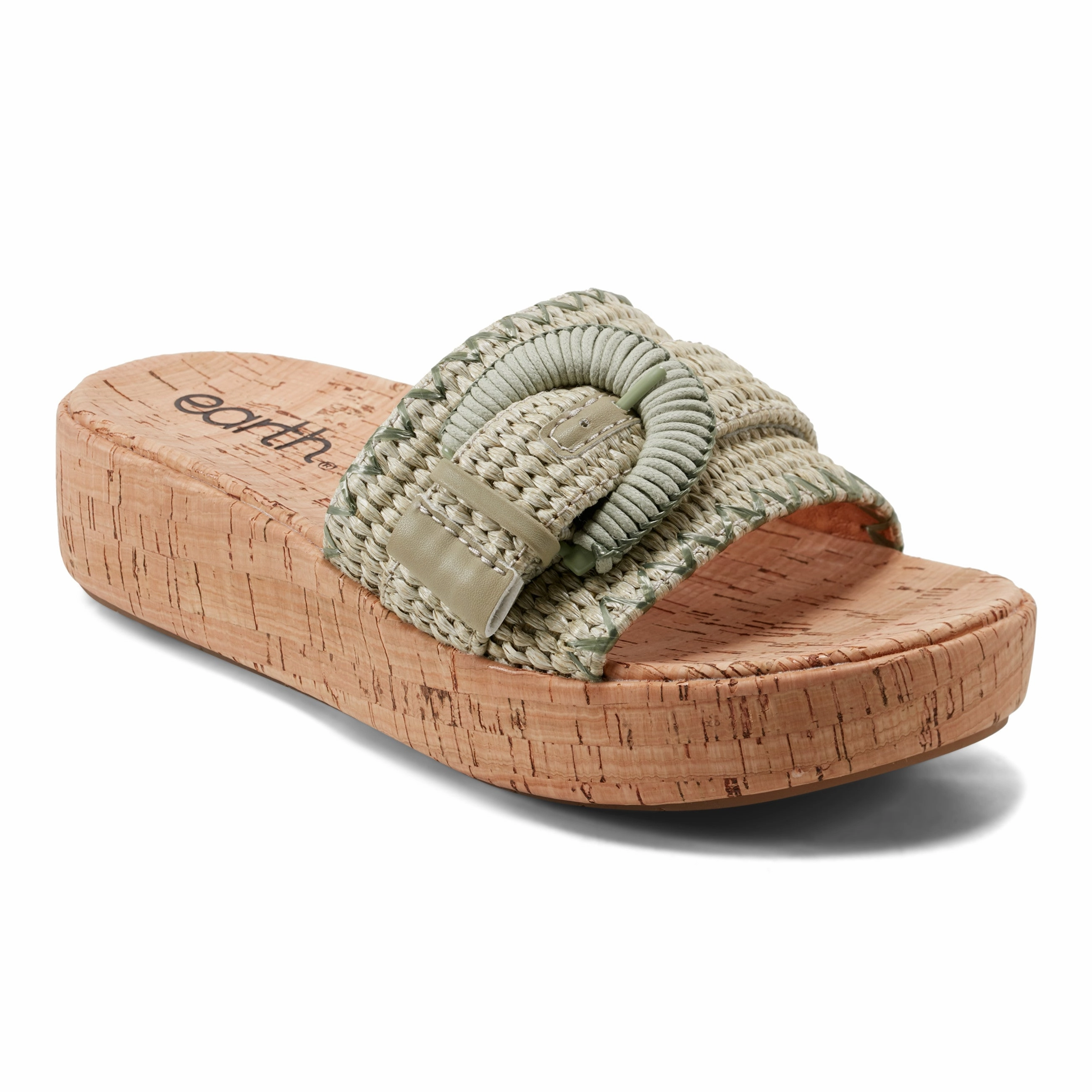 Casual Beach Shoes Samsy Casual Slip-on Wedge Platform Sandals