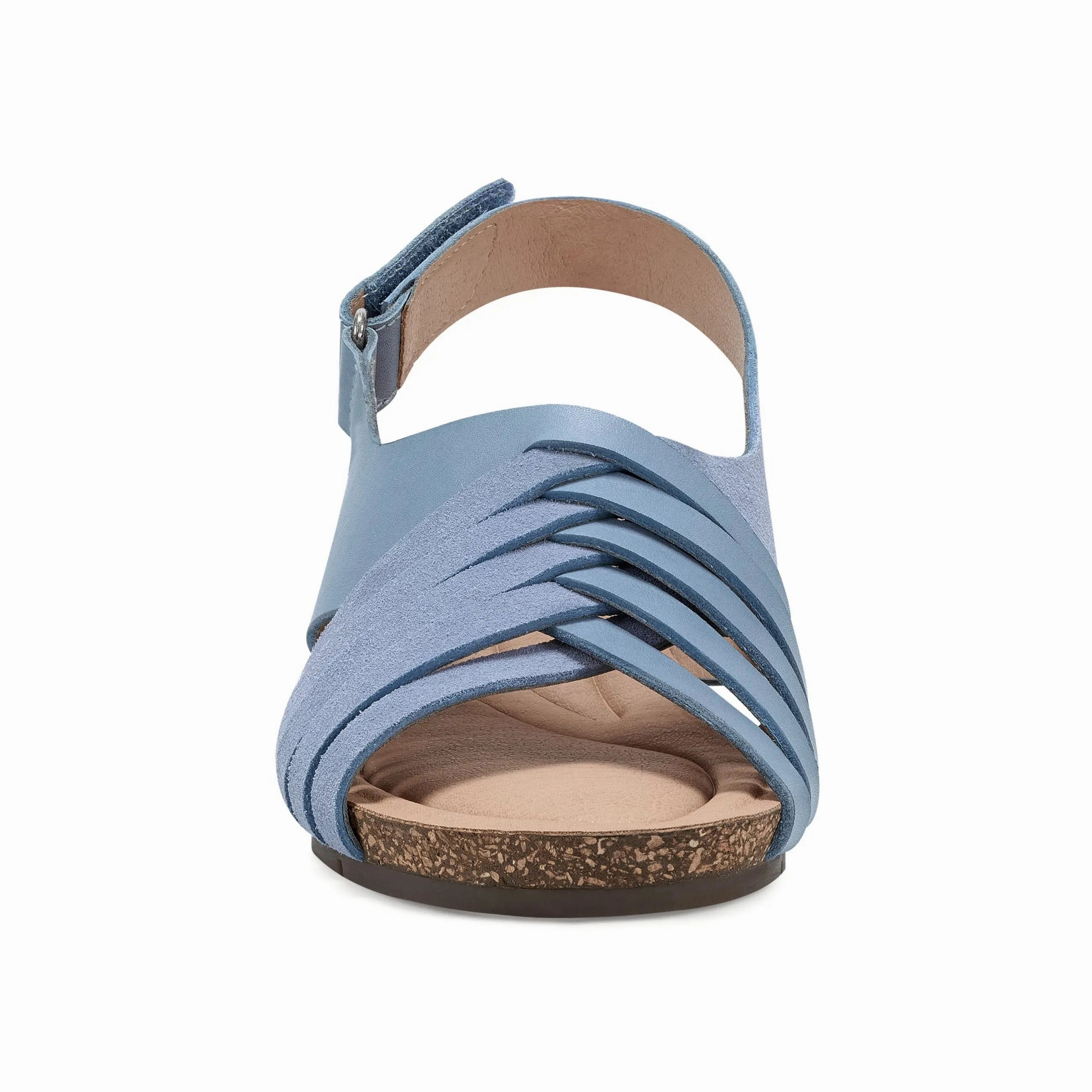 Everyday Step Hartie Round Toe Stacked Heel Dress Sandals