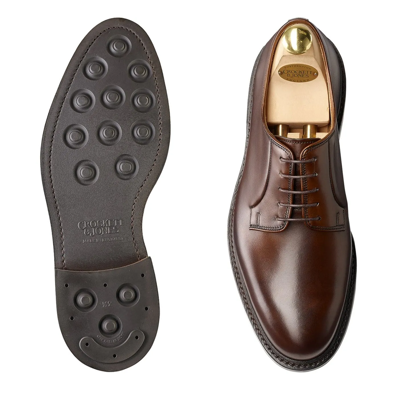 Low Arch Breathable Road Trip Lanark 3 Dark Brown Burnished Calf