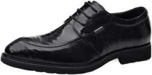 Man's Business Suit Tuxedo Shoes Fashion Casual Classic Pointed-Toe Formal Shoes for Business Dinners
