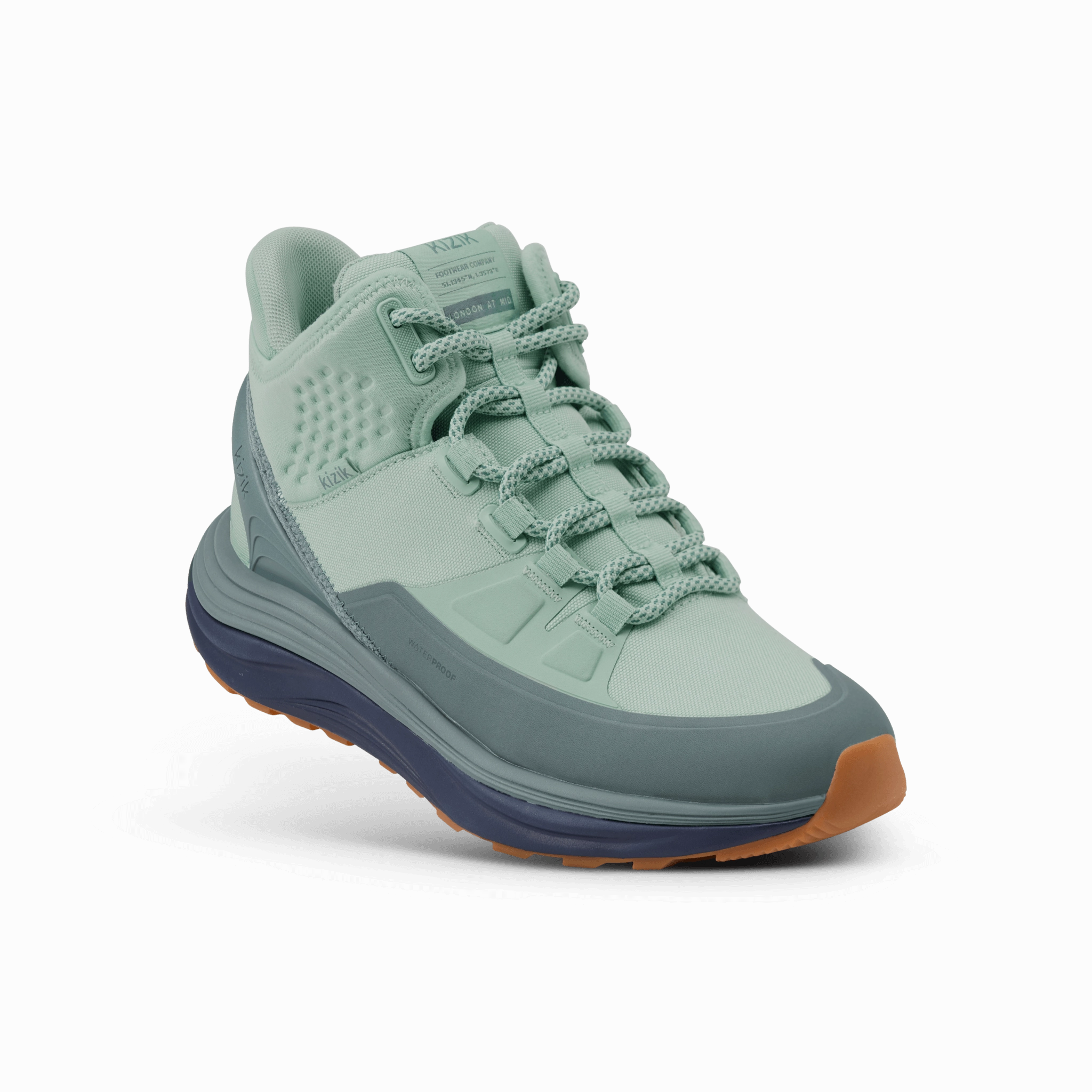 Beach Vibe Garden Mood Women's London AT Mid Waterproof - Surf Spray/Naval Academy