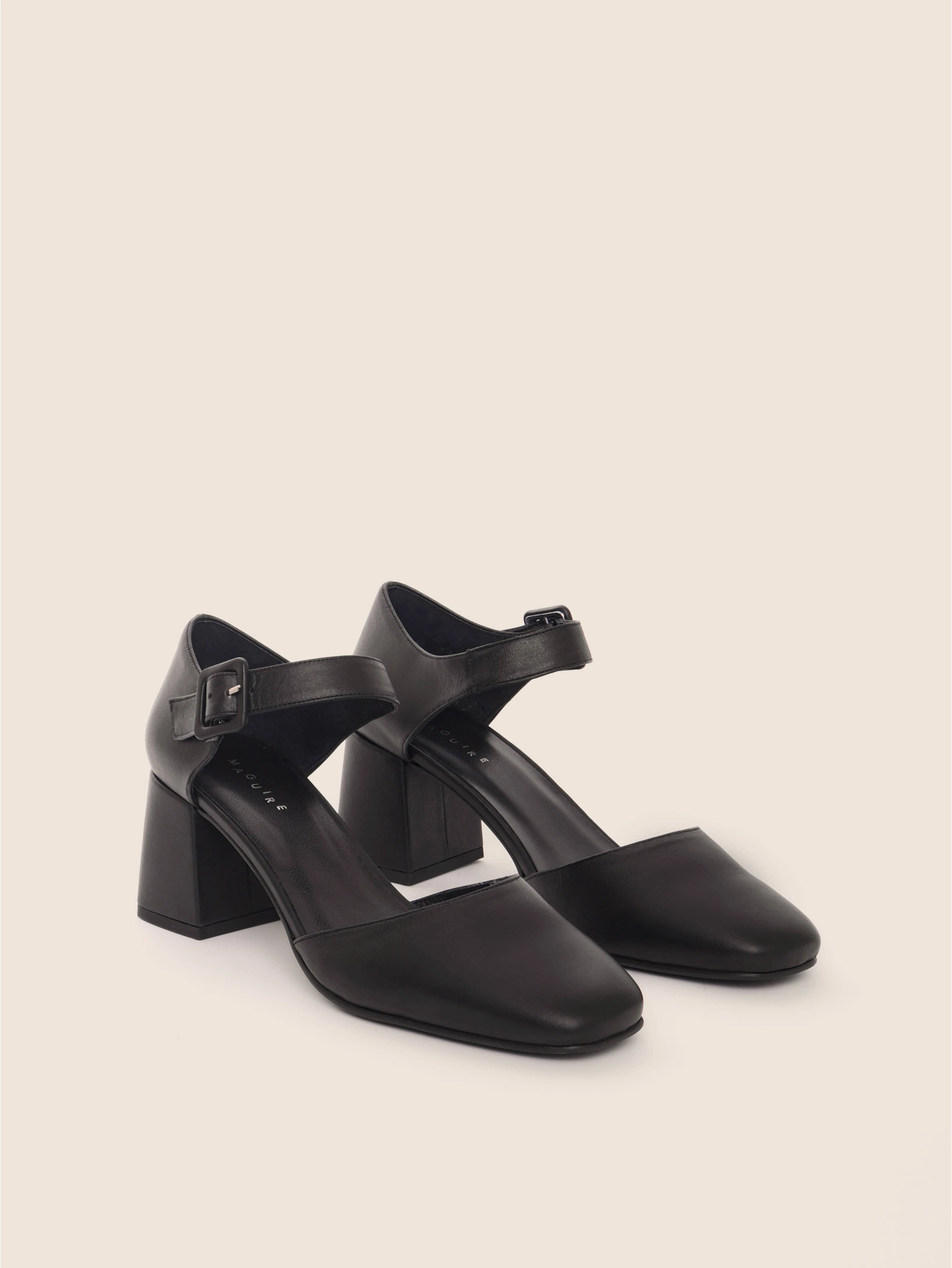 Confident Step Marbella Black Mary Jane