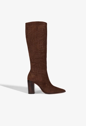 Mary Up Block Boot On Point