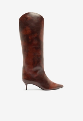 Maryana Lo Leather Boot Eco Friendly Minimalist Fans Work