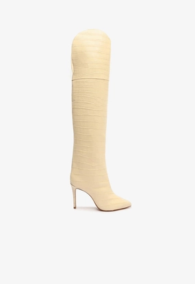 Thermoregulating Insole Maryana Over the Knee Leather Boot