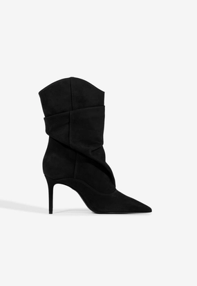 Maryana Slouch Nubuck Bootie Arch Support Standing Workers