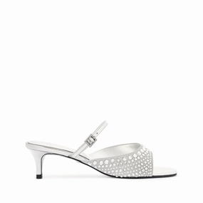 Toe Protection Louise Low Satin Sandal