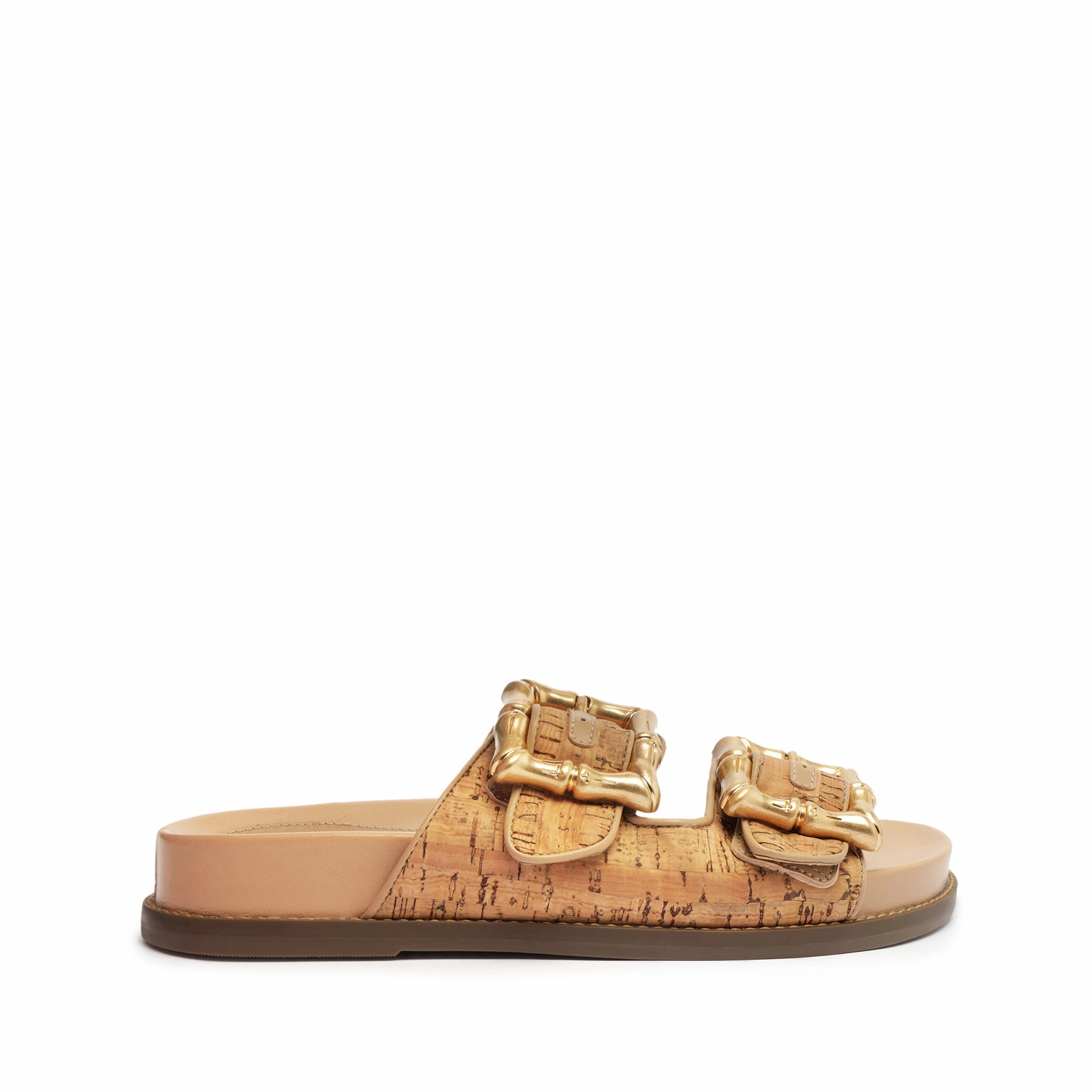 Enola Sporty Cork & Nappa Leather Sandal Surf Mode Corner Style