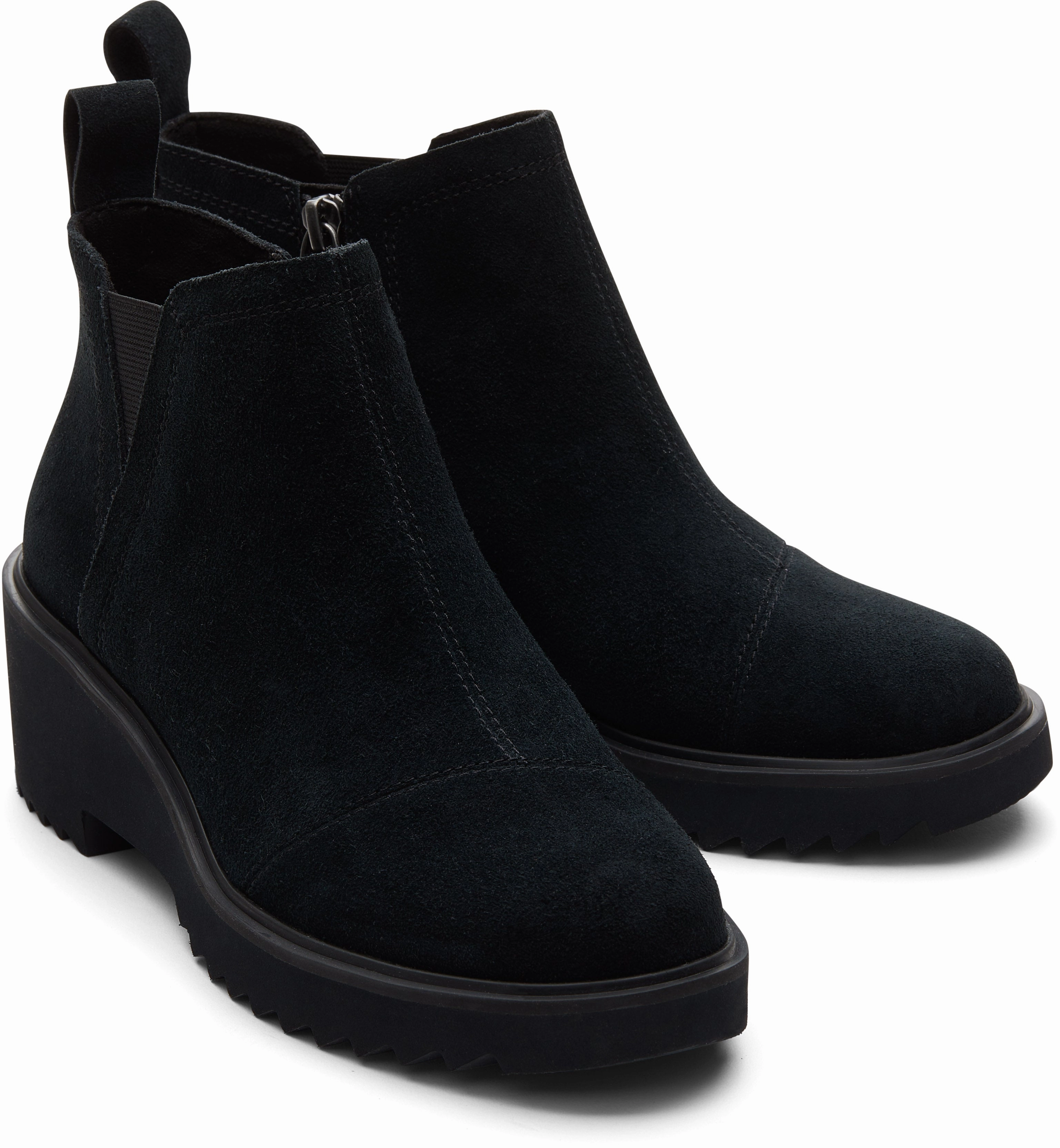 Maude Ankle Boot - Black/Black Suede Training Gloss Mood