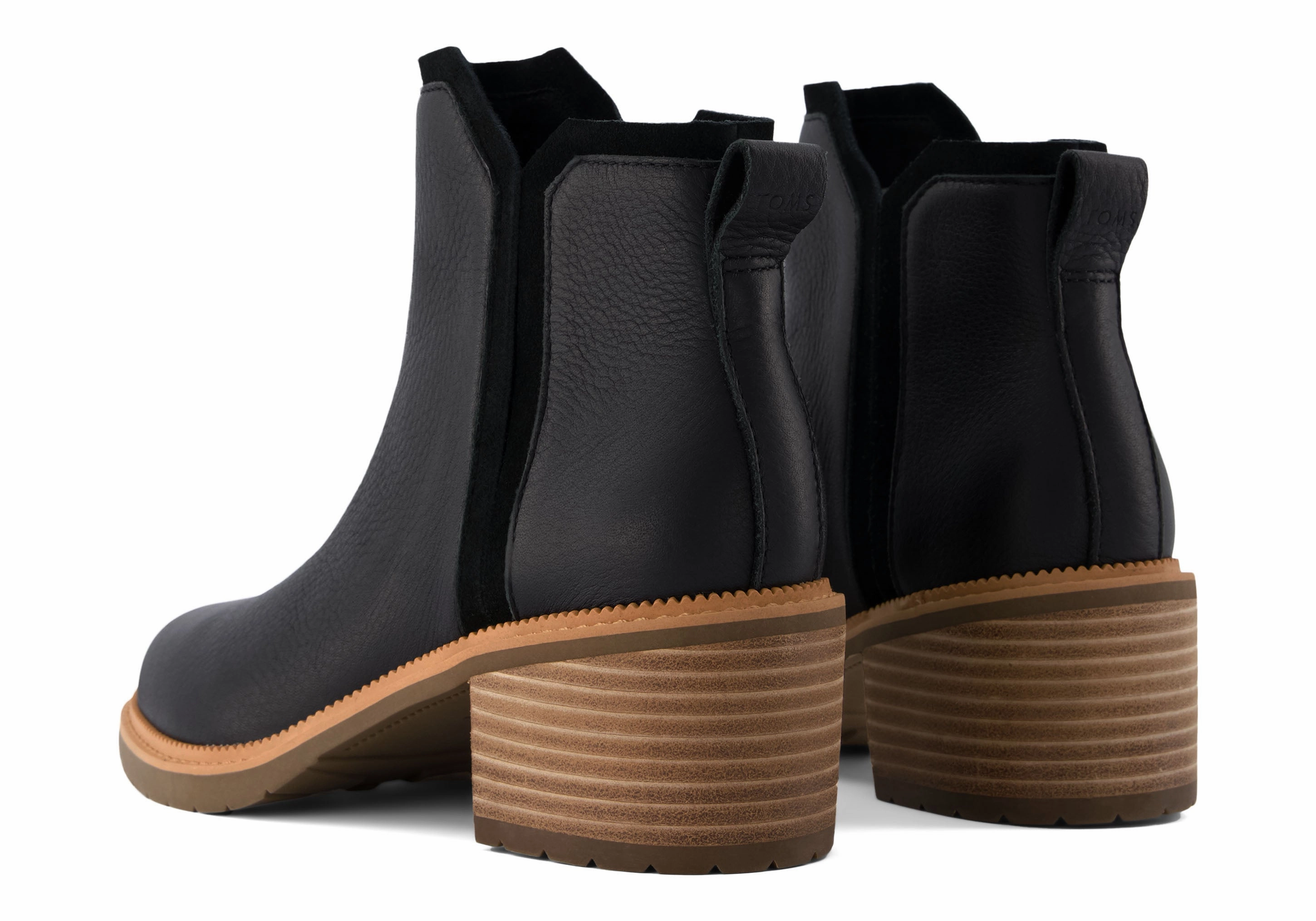 Hailey Ankle Boot - Black Leather Anti Odor
