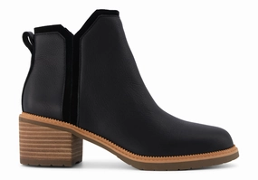 Hailey Ankle Boot - Black Leather Park Day