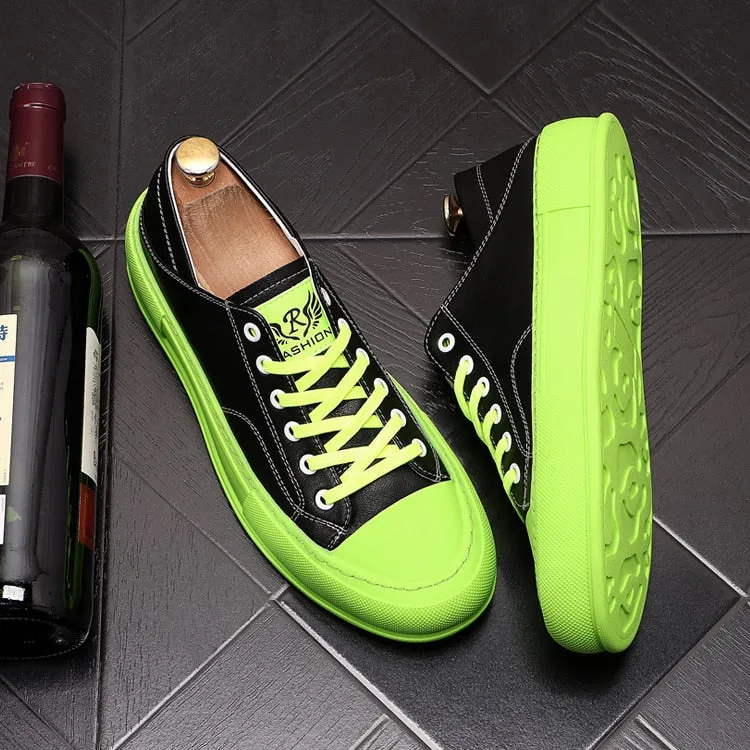 Men Casual Flat Board Sneakers