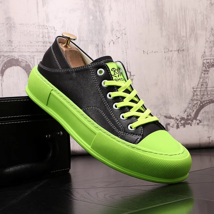 Men Casual Flat Board Sneakers