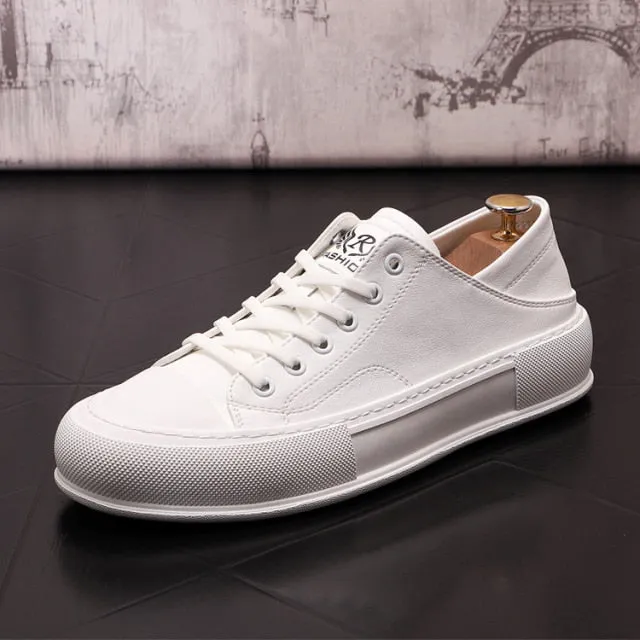 Men Casual Flat Board Sneakers