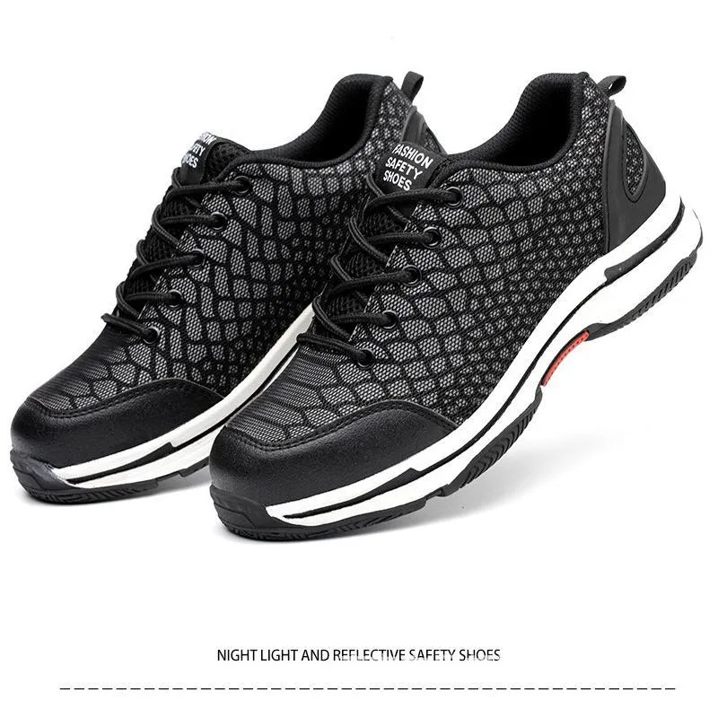 Men Casual Reflective Sneakers