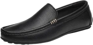 Men Prom Loafers Faux Leather Party Round Toe Prom Wedding Tuxedo Non Slip Anti-Slip Shoe Slip-on