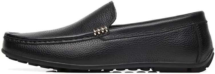 Men Prom Loafers Faux Leather Party Round Toe Prom Wedding Tuxedo Non Slip Anti-Slip Shoe Slip-on