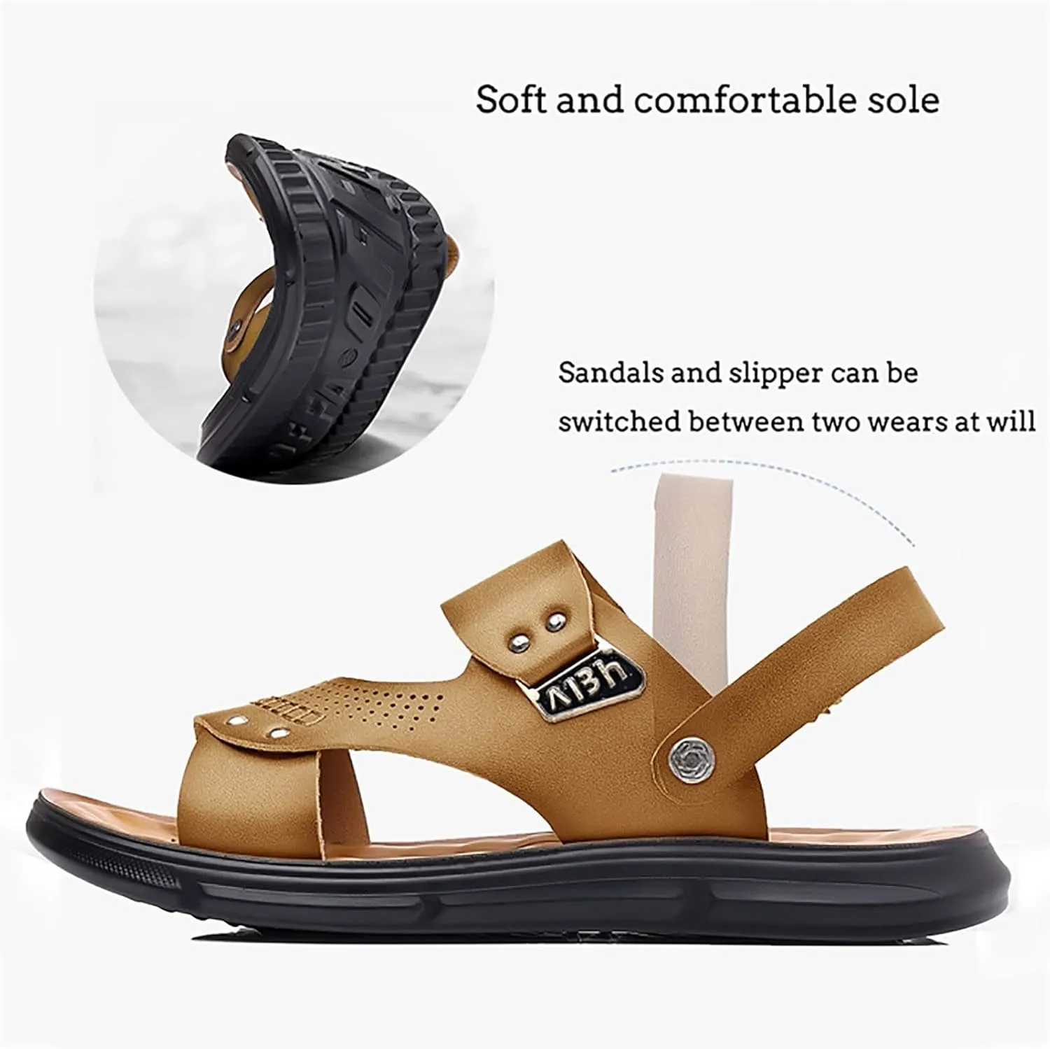 Men Sport Sandals Athletic Summer Beach Slipper Slides Shoes Outdoor Hiking Thong Flip Flops Mens Football Slides
